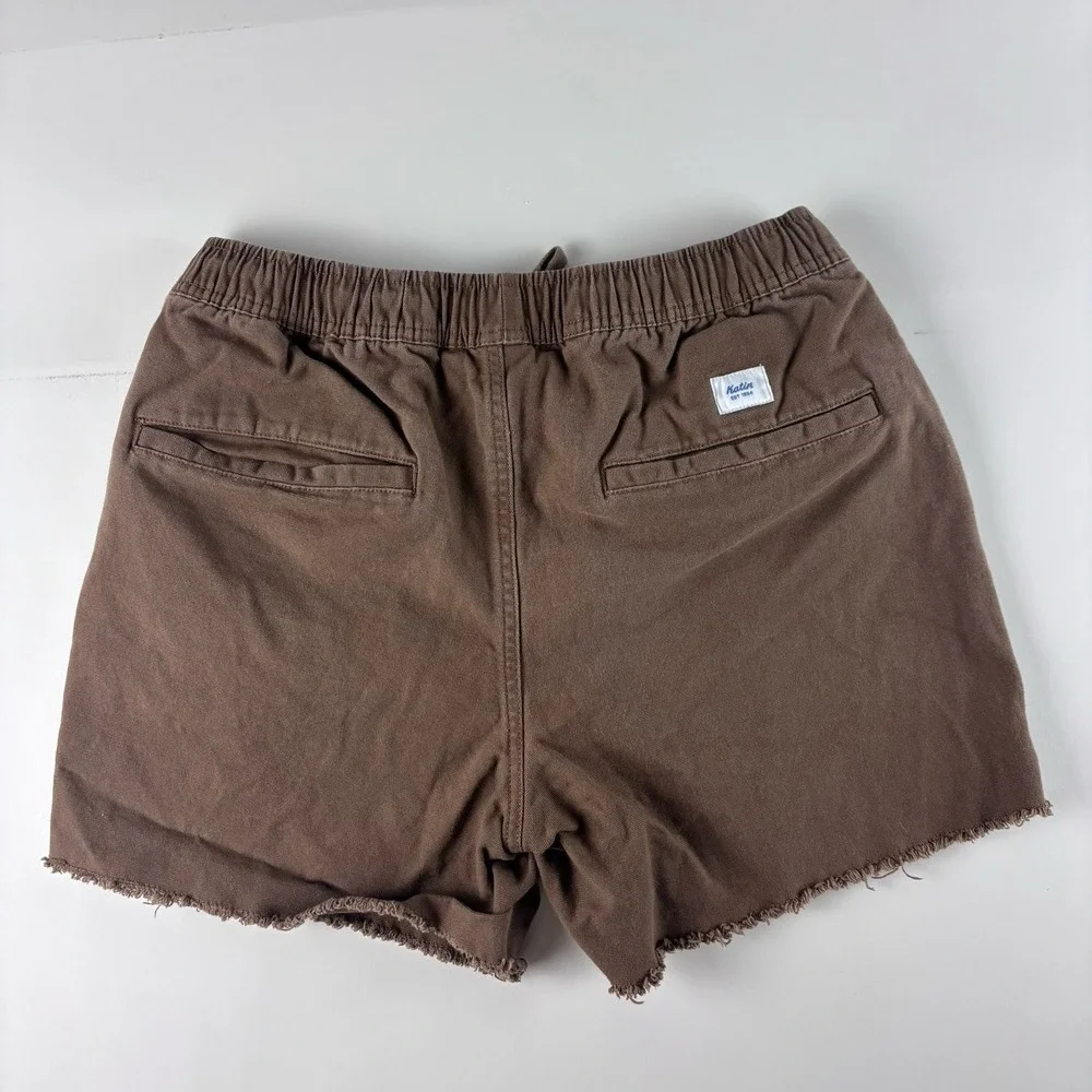 Katin Urban Outfitters Cutoff Brown Trail Shorts Mens Sz Small